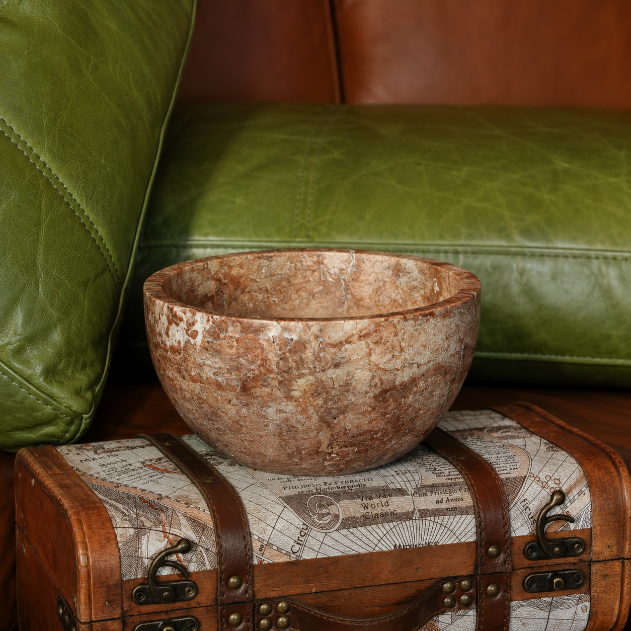 Travertine Bowl