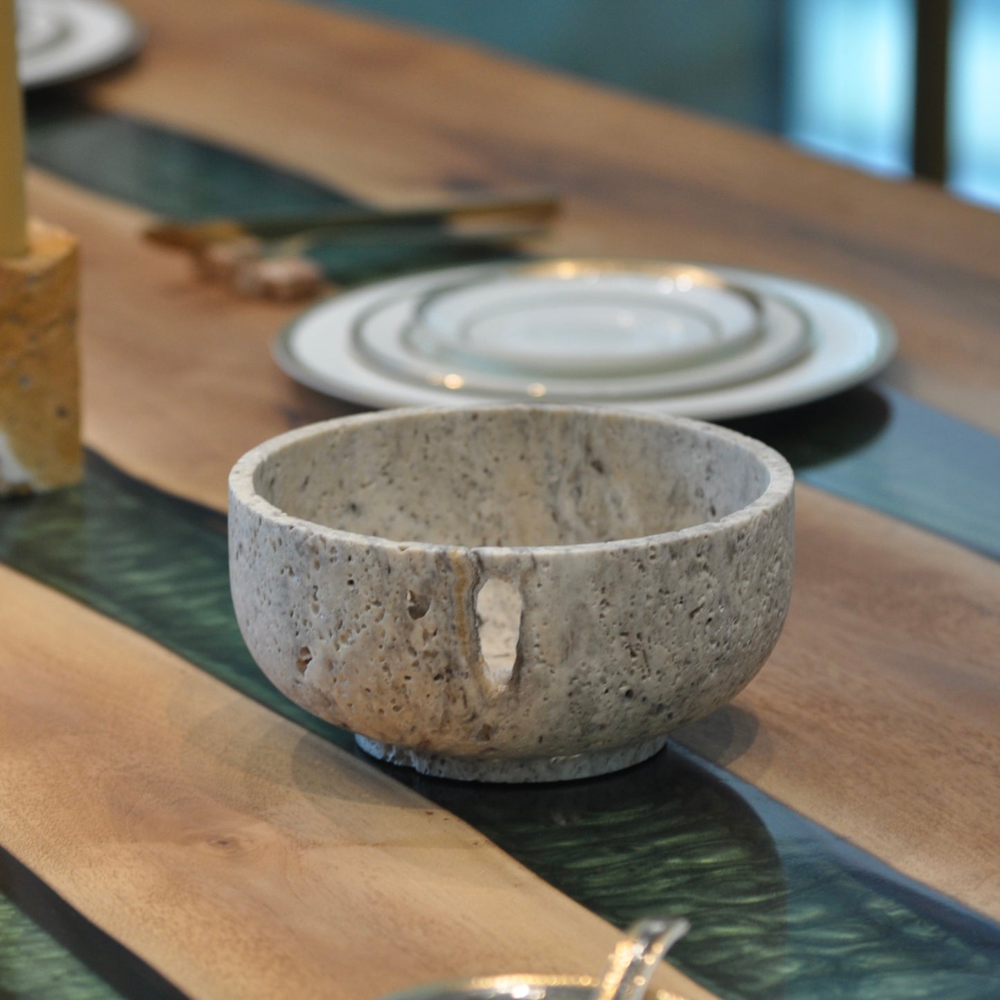 Travertine Bowl