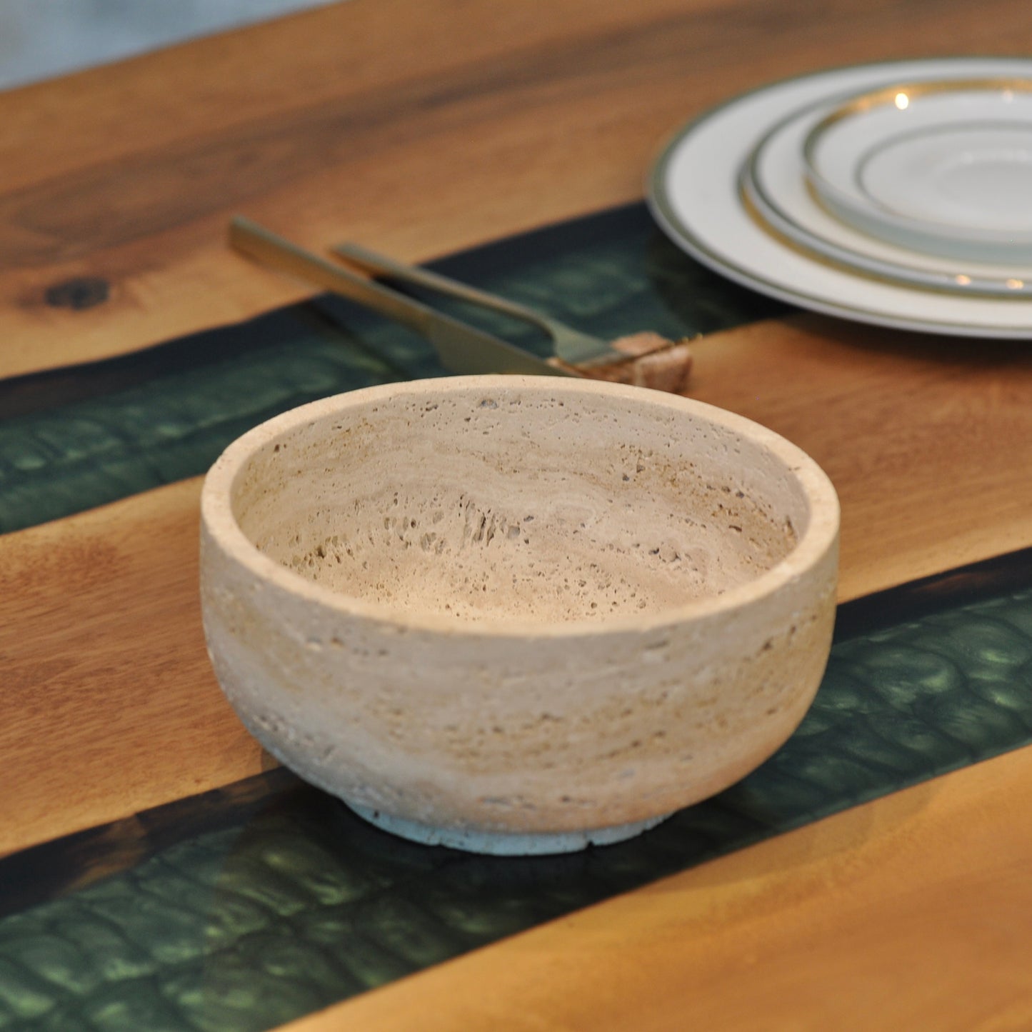 Travertine Bowl