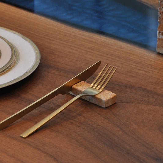 Travertine Cutlery Set