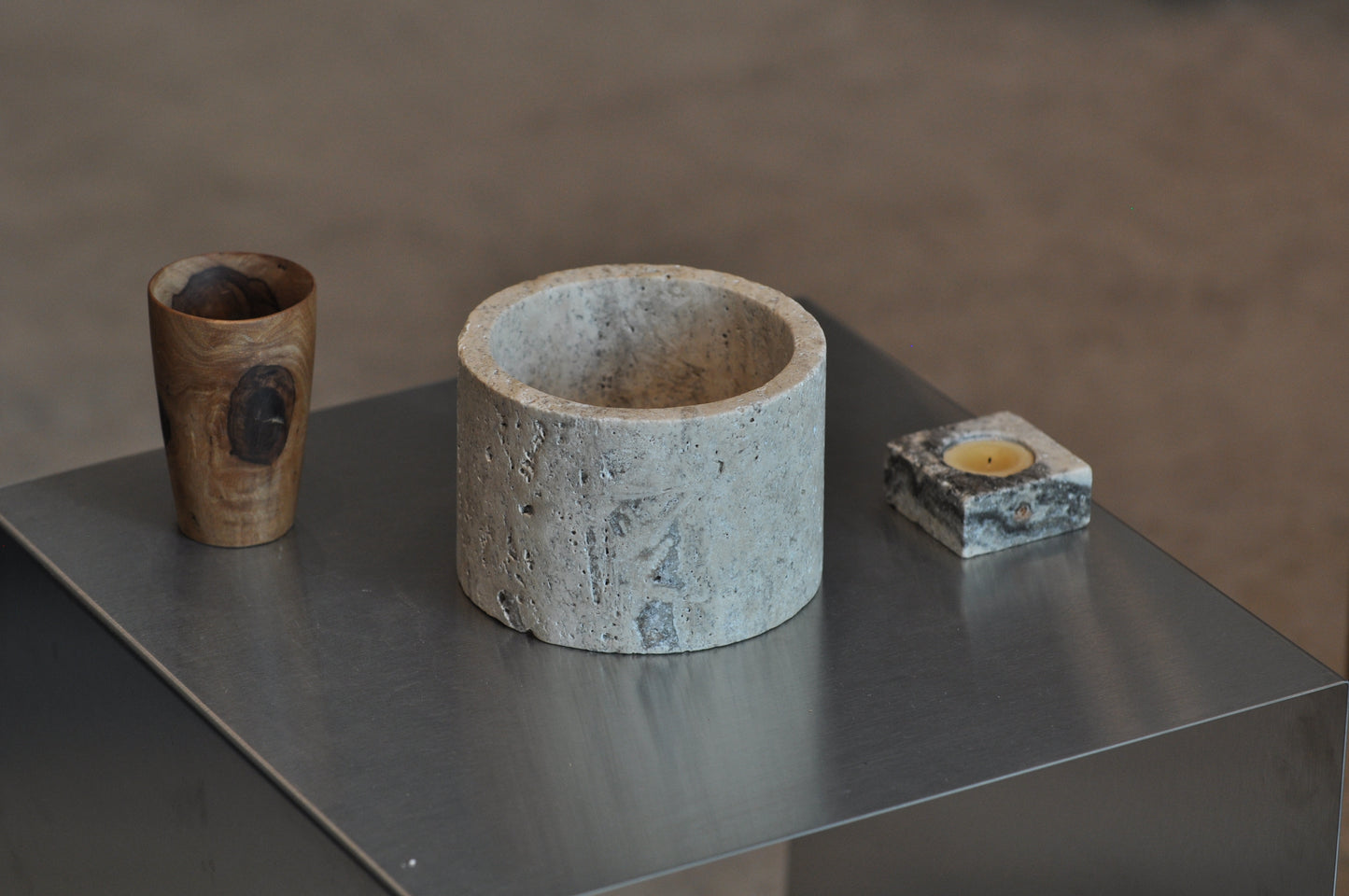 Travertine Cylinder