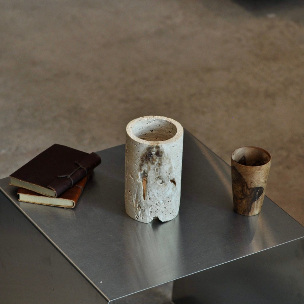 Travertine Cylinder