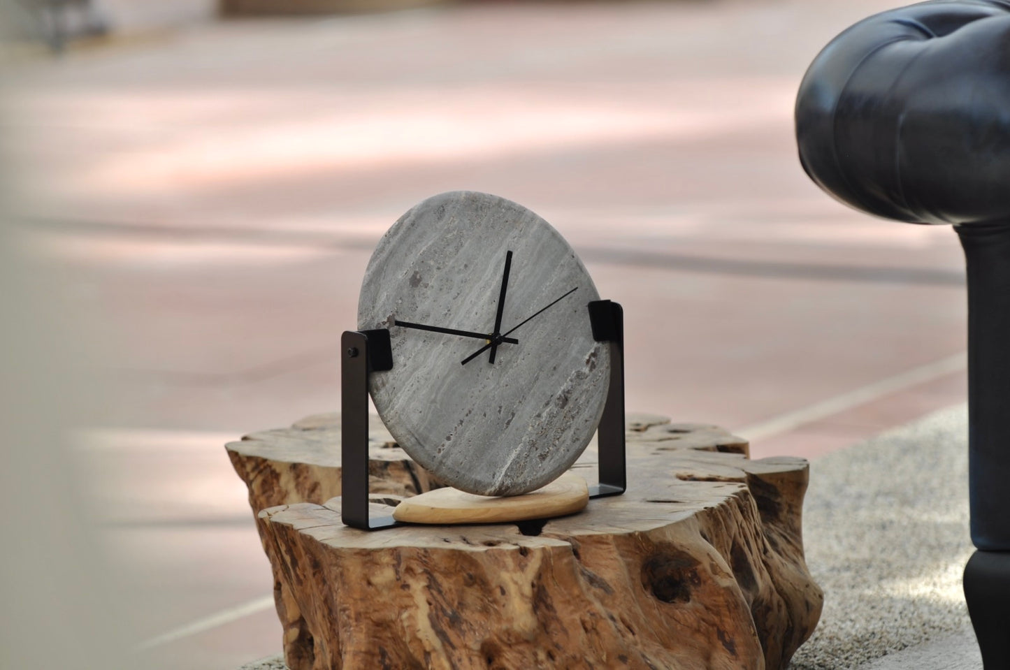 Travertine Clock